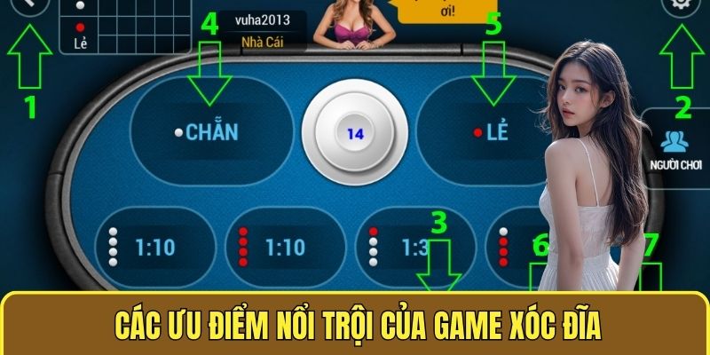 Xóc Đĩa Go88 –Trải Nghiệm Cá Cược Trực Tuyến Thú Vị 2 Các ưu điểm nổi trội của game xóc đĩa